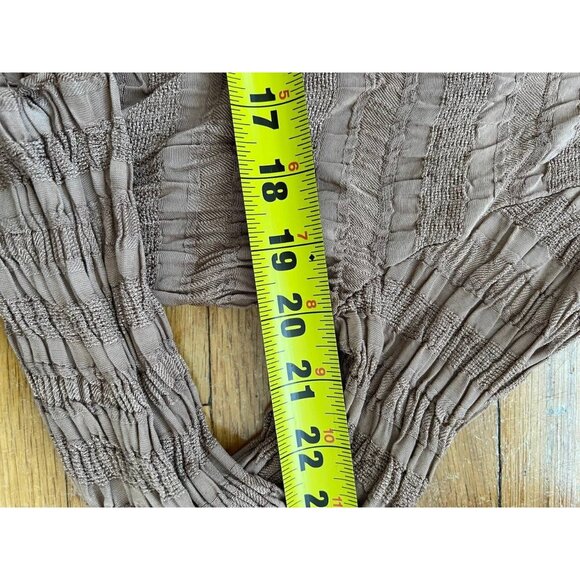 CP Shades Gray Cardigan/Top with Tortoise Shell Buttons USA Made Sz S A000882 - Picture 8 of 8